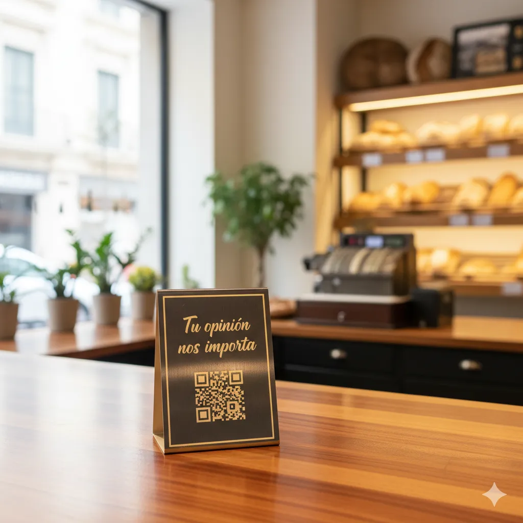 código qr de valoración