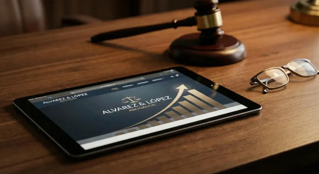 Abogado y cliente comentando un caso